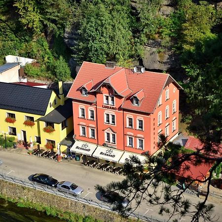 Pension-Restaurace Lugano Hřensko Buitenkant foto