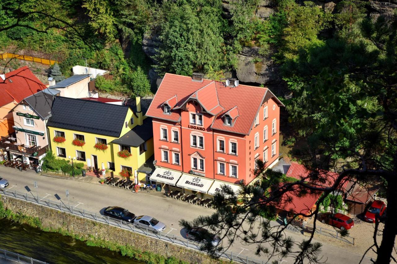 Pension-Restaurace Lugano Hřensko Buitenkant foto